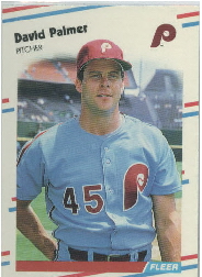 1988 Fleer Update Baseball Cards       111     David Palmer